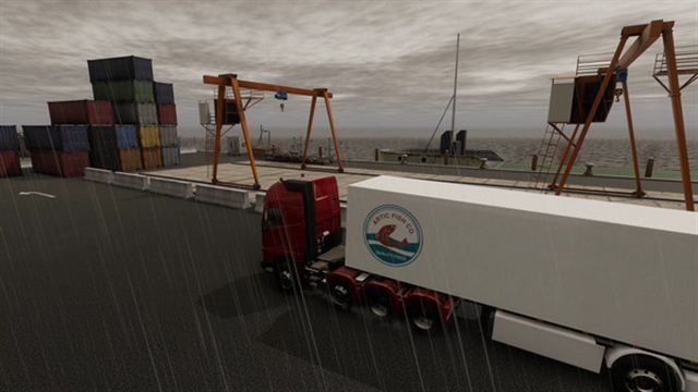 Hình ảnh trong game Truck Driver Heading North-DOGE Hình ảnh trong game Truck Driver Heading North-DOGE
