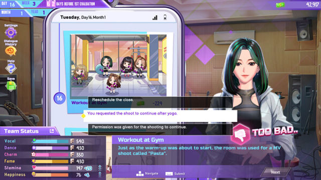 Hình ảnh trong game K-pop Idol Stories Road to Debut-TENOKE Hình ảnh trong game K-pop Idol Stories Road to Debut-TENOKE
