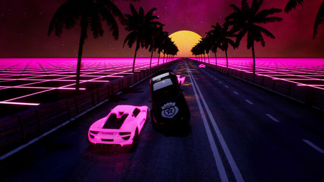 Hình ảnh trong game Synthwave Burnout v20251001-P2P Hình ảnh trong game Synthwave Burnout v20251001-P2P