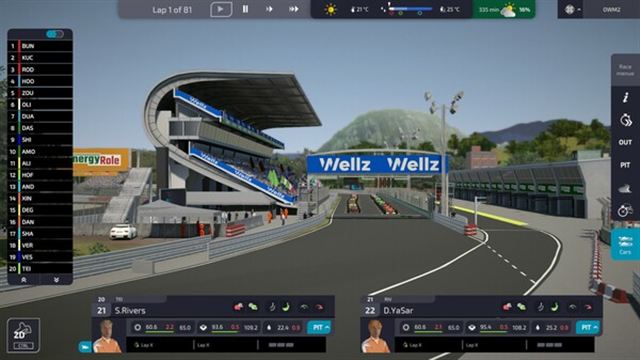 Hình ảnh trong game Open Wheel Manager 2-TENOKE Hình ảnh trong game Open Wheel Manager 2-TENOKE