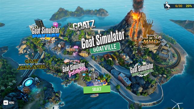 Hình ảnh trong game Goat Simulator Remastered-RUNE Hình ảnh trong game Goat Simulator Remastered-RUNE