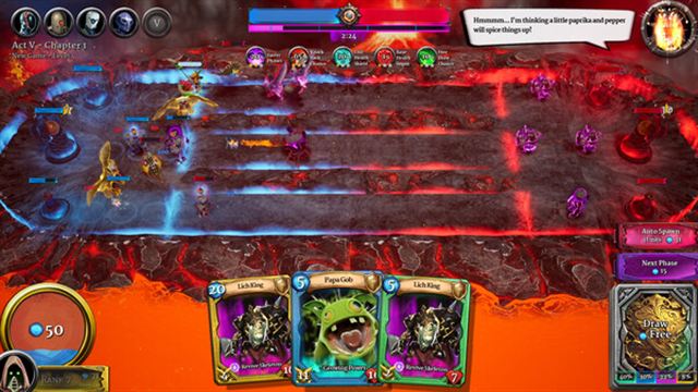 Hình ảnh trong game Battle Waves Card Tactics-TENOKE Hình ảnh trong game Battle Waves Card Tactics-TENOKE