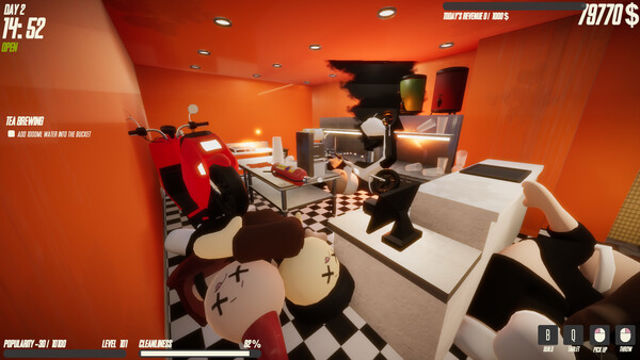 Hình ảnh trong game Boba Tea Shop Simulator-TENOKE Hình ảnh trong game Boba Tea Shop Simulator-TENOKE