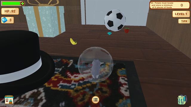 Hình ảnh trong game Hamsterball Potatos Great Escape-TENOKE Hình ảnh trong game Hamsterball Potatos Great Escape-TENOKE