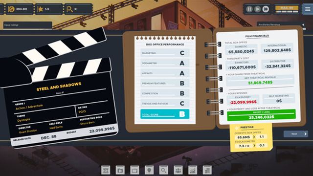 Hình ảnh trong game The Executive Movie Industry Tycoon-GoldBerg Hình ảnh trong game The Executive Movie Industry Tycoon-GoldBerg