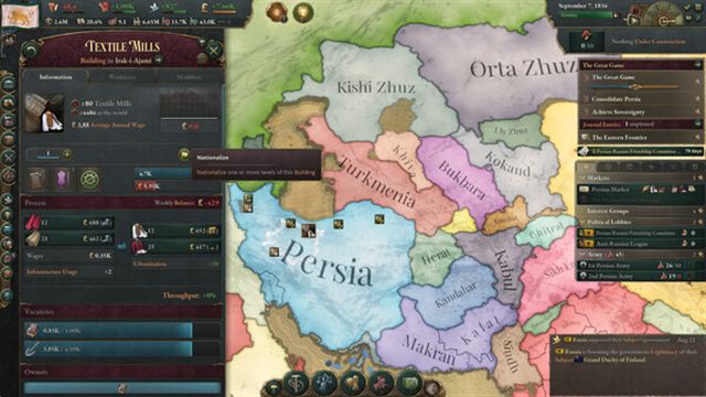 Hình ảnh trong game Victoria 3 Sphere of Influence-RUNE Hình ảnh trong game Victoria 3 Sphere of Influence-RUNE