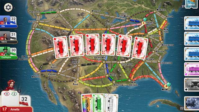 Hình ảnh trong game Ticket to Ride Switzerland Expansion-TENOKE Hình ảnh trong game Ticket to Ride Switzerland Expansion-TENOKE