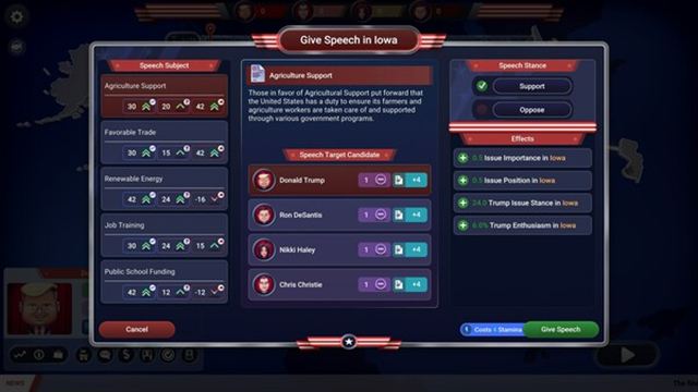 Hình ảnh trong game The Political Machine 2024 Tim Walz-SKIDROW Hình ảnh trong game The Political Machine 2024 Tim Walz-SKIDROW