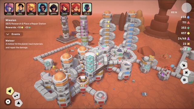 Hình ảnh trong game Stellar Settlers Space Base Builder-TENOKE Hình ảnh trong game Stellar Settlers Space Base Builder-TENOKE