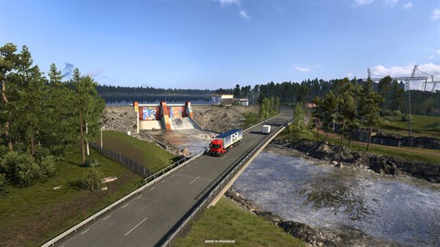 Hình ảnh trong game Euro Truck Simulator 2 Nordic Horizons-RUNE Hình ảnh trong game Euro Truck Simulator 2 Nordic Horizons-RUNE