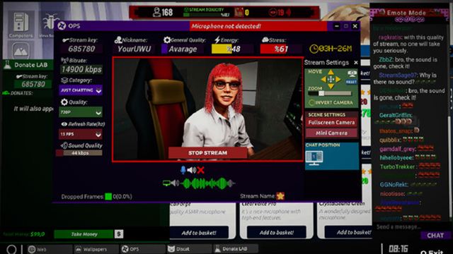 Hình ảnh trong game Streamer Life Simulator 2 Brain Rot Early Access Hình ảnh trong game Streamer Life Simulator 2 Brain Rot Early Access