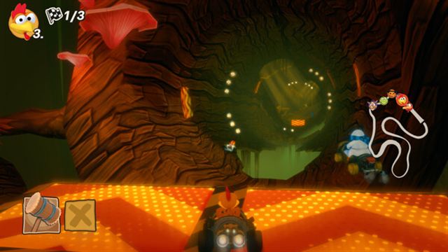Hình ảnh trong game Moorhuhn Kart 4-TENOKE Hình ảnh trong game Moorhuhn Kart 4-TENOKE