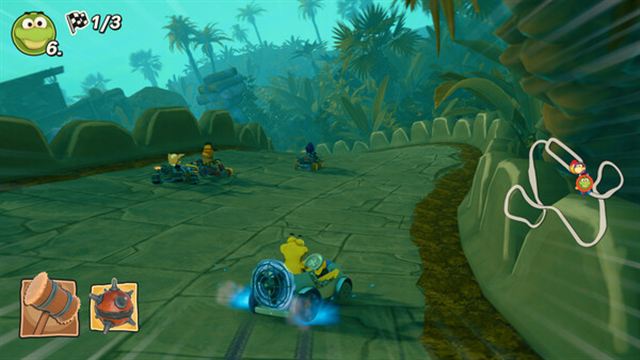 Hình ảnh trong game Moorhuhn Kart 4-TENOKE Hình ảnh trong game Moorhuhn Kart 4-TENOKE