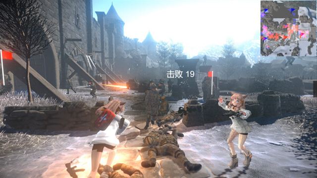 Hình ảnh trong game Bishojo Battlefield-TENOKE Hình ảnh trong game Bishojo Battlefield-TENOKE