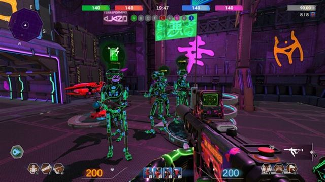 Hình ảnh trong game Neon Phonk Robots-TENOKE Hình ảnh trong game Neon Phonk Robots-TENOKE