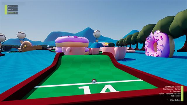 Hình ảnh trong game Candy Golf-TENOKE Hình ảnh trong game Candy Golf-TENOKE
