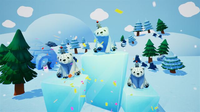 Hình ảnh trong game Sliding Bears-TENOKE Hình ảnh trong game Sliding Bears-TENOKE