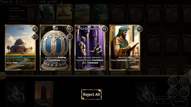 Hình ảnh trong game Cardwoven Empires-TENOKE Hình ảnh trong game Cardwoven Empires-TENOKE