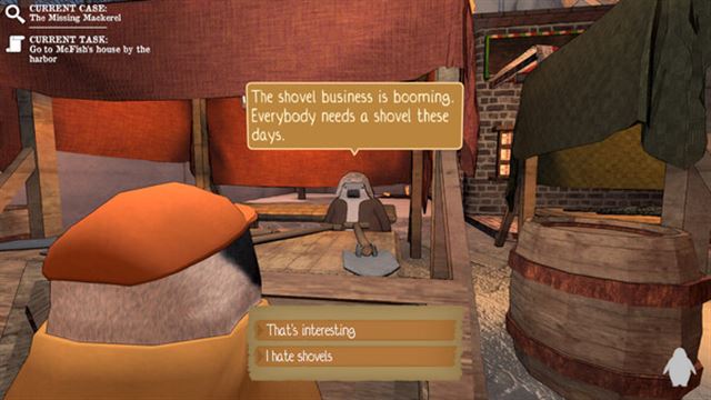 Hình ảnh trong game Detective Penguin-TENOKE Hình ảnh trong game Detective Penguin-TENOKE