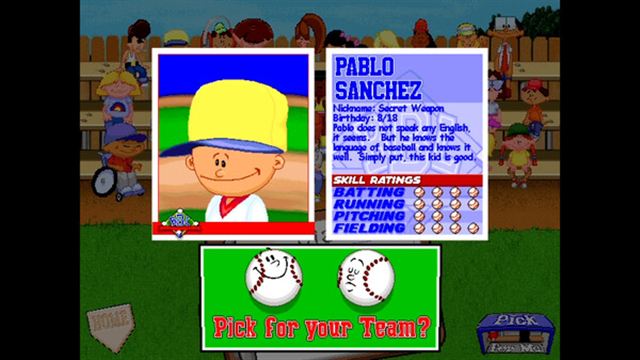 Hình ảnh trong game Backyard Baseball 97-GoldBerg Hình ảnh trong game Backyard Baseball 97-GoldBerg