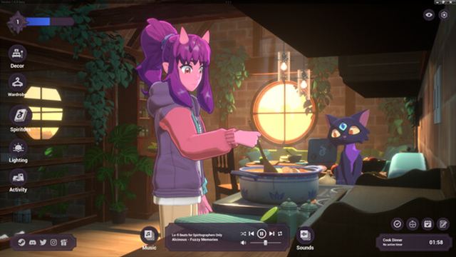 Hình ảnh trong game Spirit City Lofi Sessions Cozy Kitchen-TENOKE Hình ảnh trong game Spirit City Lofi Sessions Cozy Kitchen-TENOKE