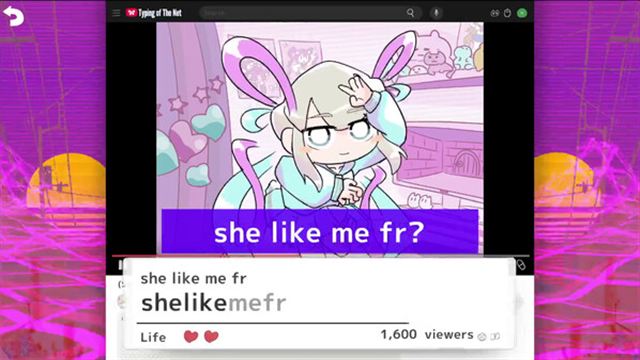 Hình ảnh trong game NEEDY STREAMER OVERLOAD Typing of The Net-GoldBerg Hình ảnh trong game NEEDY STREAMER OVERLOAD Typing of The Net-GoldBerg