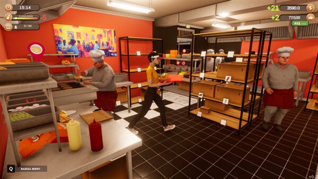 Hình ảnh trong game Corner Kitchen Fast Food Simulator-P2P Hình ảnh trong game Corner Kitchen Fast Food Simulator-P2P