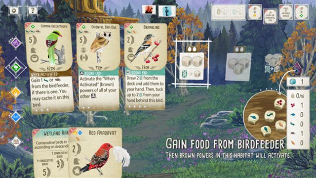 Hình ảnh trong game Wingspan Asia Expansion-TENOKE Hình ảnh trong game Wingspan Asia Expansion-TENOKE