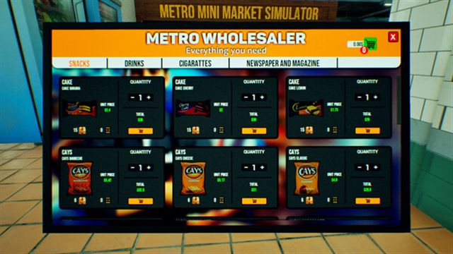 Hình ảnh trong game Metro Mini Market Simulator-TENOKE Hình ảnh trong game Metro Mini Market Simulator-TENOKE