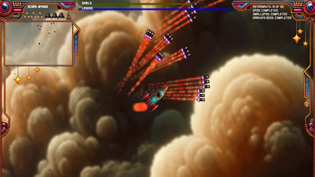 Hình ảnh trong game Asteroids and Aliens-TENOKE Hình ảnh trong game Asteroids and Aliens-TENOKE