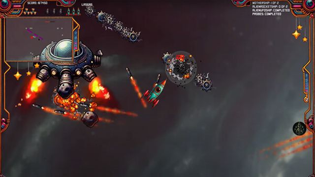 Hình ảnh trong game Asteroids and Aliens-TENOKE Hình ảnh trong game Asteroids and Aliens-TENOKE