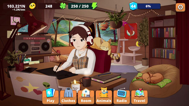 Hình ảnh trong game Comfy Girl Lofi Companion-TENOKE Hình ảnh trong game Comfy Girl Lofi Companion-TENOKE