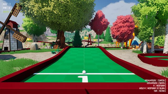 Hình ảnh trong game Crazy Golf Party-TENOKE Hình ảnh trong game Crazy Golf Party-TENOKE