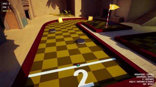 Hình ảnh trong game Crazy Golf Party-TENOKE Hình ảnh trong game Crazy Golf Party-TENOKE