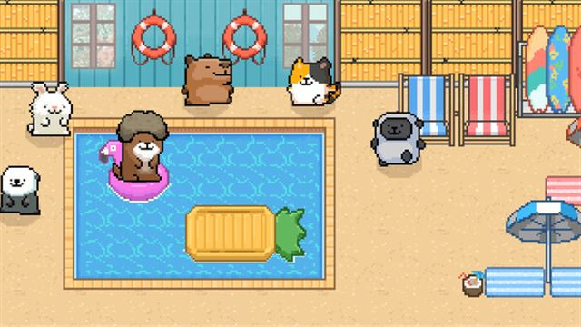 Hình ảnh trong game Malteses Fluffy Onsen Summer-TENOKE Hình ảnh trong game Malteses Fluffy Onsen Summer-TENOKE