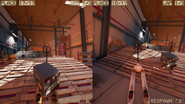 Hình ảnh trong game Pallet Jack Racing-TENOKE Hình ảnh trong game Pallet Jack Racing-TENOKE