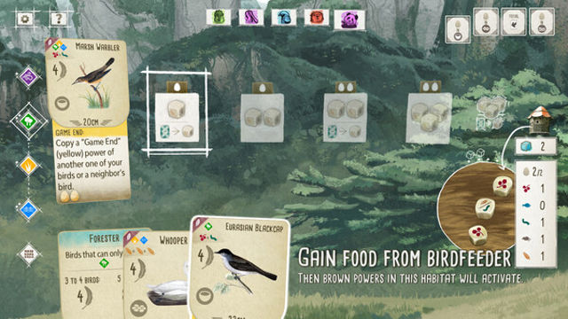Hình ảnh trong game Wingspan Bird Pack British Birds-TENOKE Hình ảnh trong game Wingspan Bird Pack British Birds-TENOKE