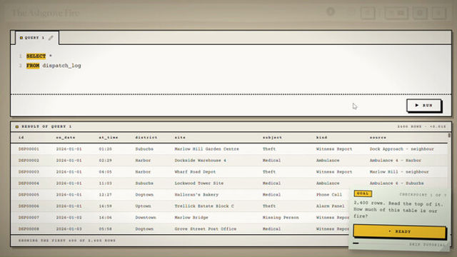 Hình ảnh trong game Ghost in the SQL Data-GoldBerg Hình ảnh trong game Ghost in the SQL Data-GoldBerg
