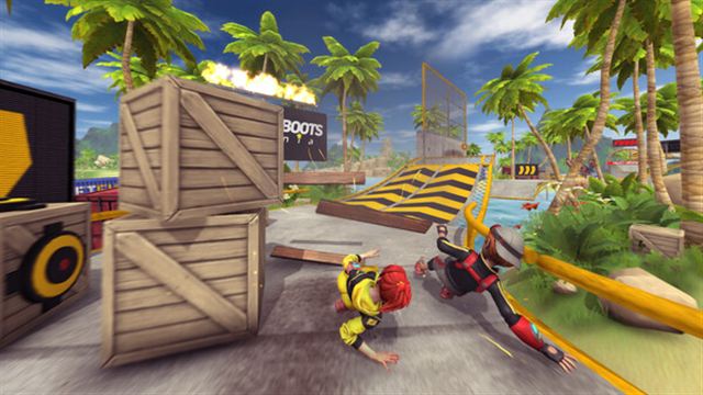 Hình ảnh trong game Rocket Boots Mania-TENOKE Hình ảnh trong game Rocket Boots Mania-TENOKE