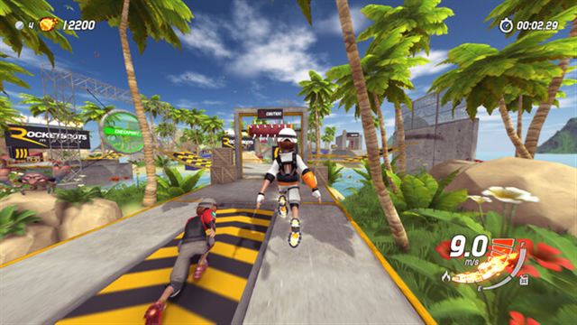 Hình ảnh trong game Rocket Boots Mania-TENOKE Hình ảnh trong game Rocket Boots Mania-TENOKE
