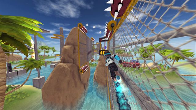 Hình ảnh trong game Rocket Boots Mania-TENOKE Hình ảnh trong game Rocket Boots Mania-TENOKE